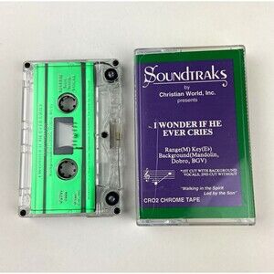 Soundtraks Christian World I Wonder If He Ever Cries Gospel Cassette